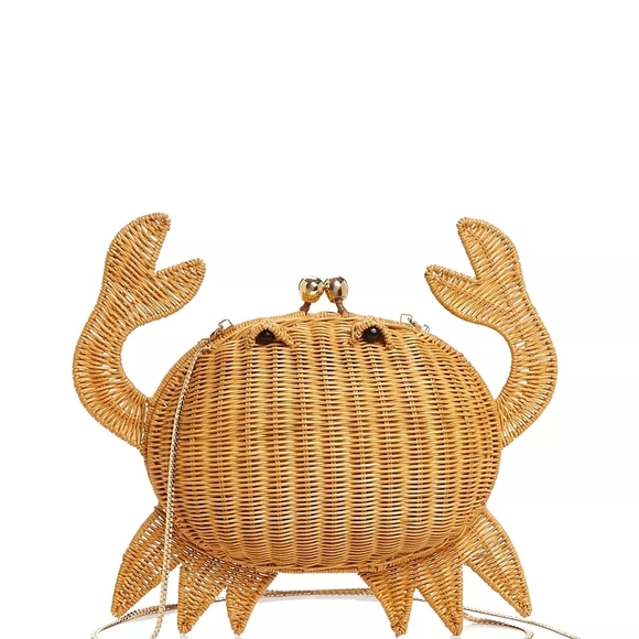 Serpui Handbags - SERPUI Crab Wicker Crossbody